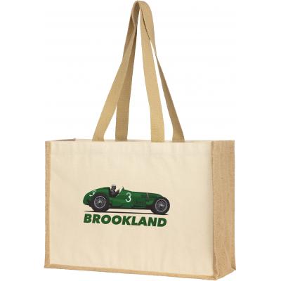 Image of Brookland Eco Jute 10oz Canvas Tote Shopper