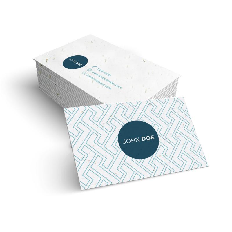 Image of Seeded Paper Business Cards 