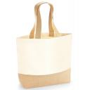 Image of Westford Mill Jute Base Canvas Tote