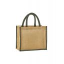 Image of Westford Mill Natural Starched Jute Midi Tote Bag