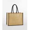 Image of Westford Mill Natural Starched Jute Classic Shopper Bag