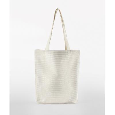 Image of Westford Mill Striped Organic Cotton Tote Bag