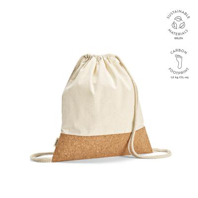 Image of Orizaba Recycled Cotton & Cork Drawstring Bag