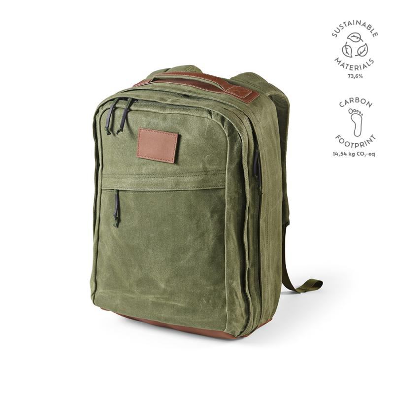 Image of Cape Town Recycled Wax Coated Laptop Backpack