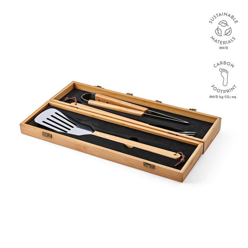 Image of Turner Barbecue Set Bamboo