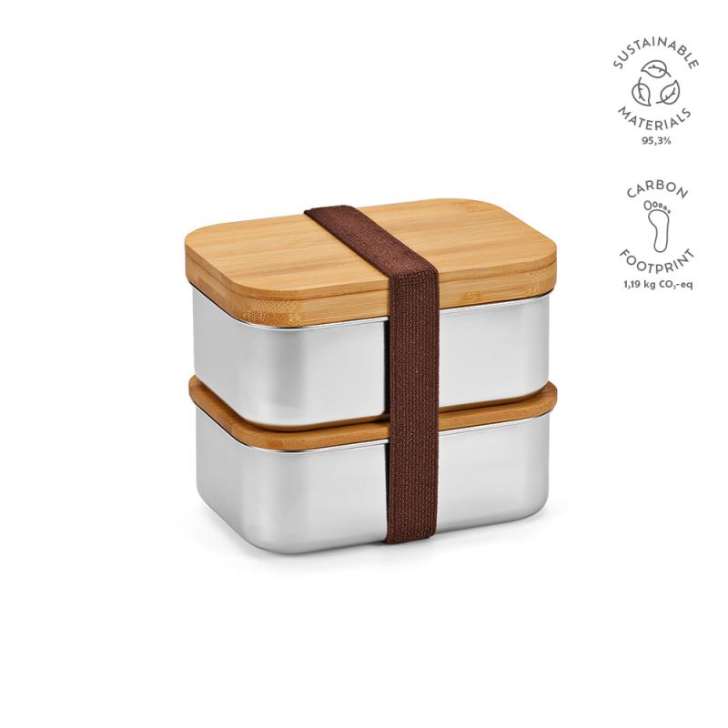 Image of Vermeer Lunchbox Bamboo & Stainless Steel 1480ml