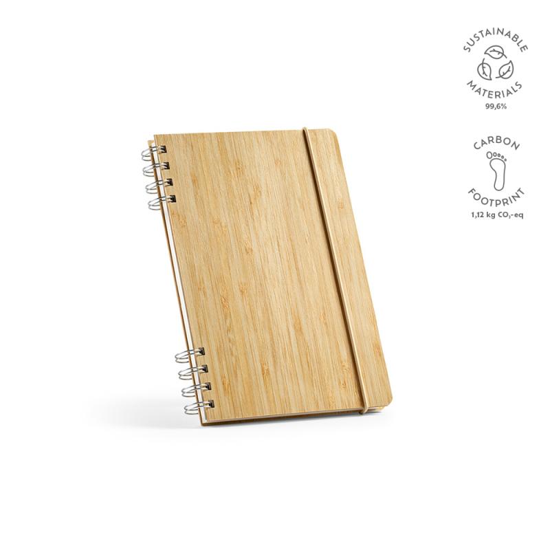 Image of Dante Notebook A5 Bamboo Cover