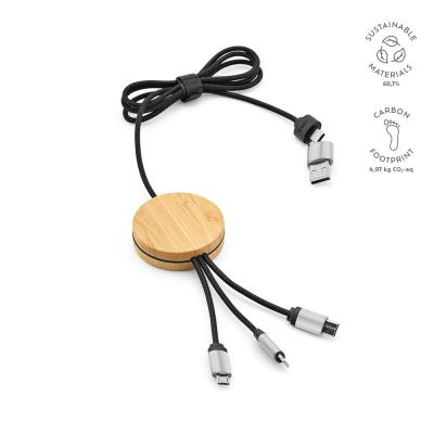 Image of Feynman Cable Bamboo & Recycled rPET 3 in 1 