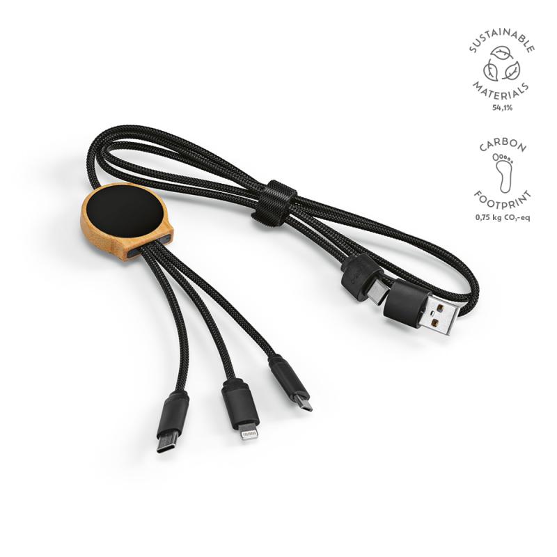 Image of Asimov 5 in 1 Fast Charging Cable rPET