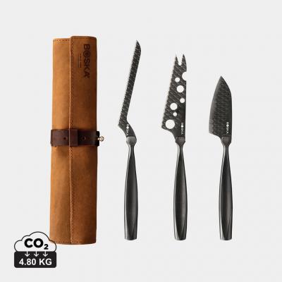 Image of BOSKA Cheese Knife Set Monaco+ Black