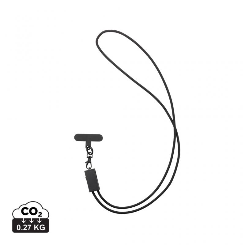 Image of Terra RCS Recycled PET Phone Cord with Dual Charge Cable