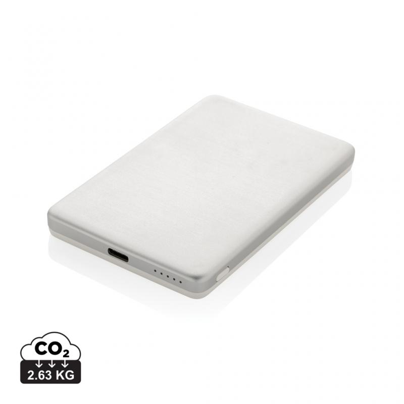 Image of Orion RCS Recycled Aluminium 5000 mAh 5W Magnetic Powerbank