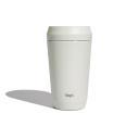 Image of Topl Recycled Steel To Go Cup 360 Lid 354ml Off White