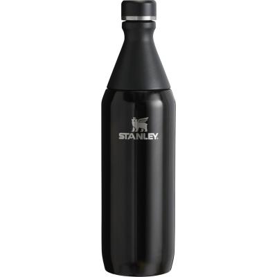 Image of Stanley All Day Slim 600 ml Water Bottle - Shiny Black