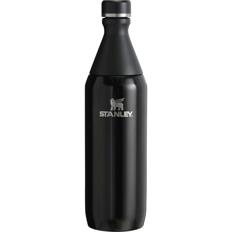 Image of Stanley All Day Slim 600 ml Water Bottle - Shiny Black