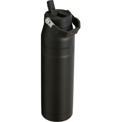 Image of Stanley IceFlow™ 2.0 1.06 litre Water Bottle with Flip Straw - Black