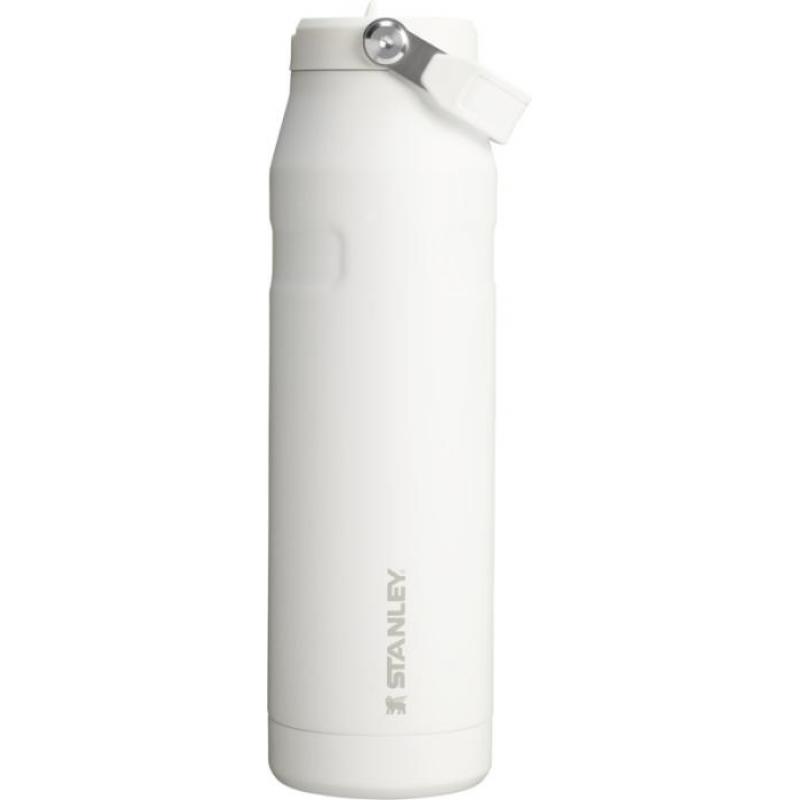 Image of Stanley IceFlow™ 2.0 1.06 litre Water Bottle with Flip Straw - Frosted White