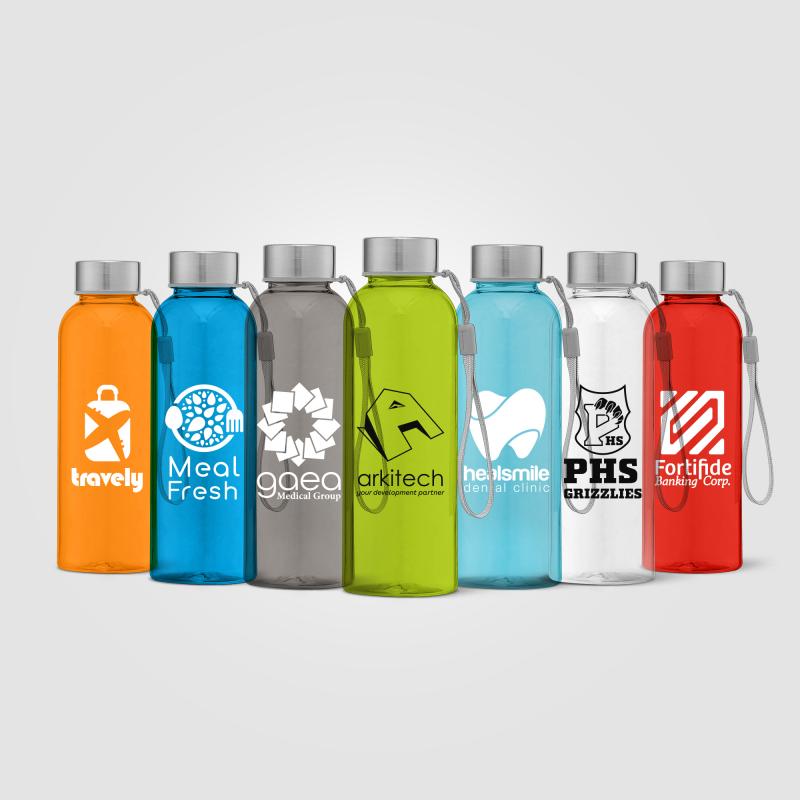 Image of Skye 500 ml rPET Water Bottle with Wrist Strap