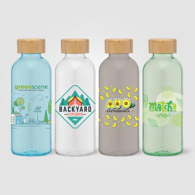 Image of  Strom 650 ml rPET Water Bottle with Bamboo Lid