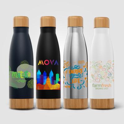Image of Ibiza Bamboo 650 ml Double-Wall Stainless Bottle
