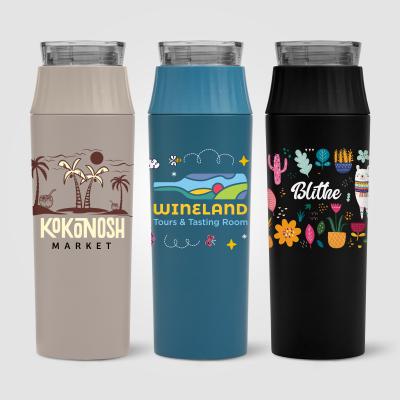 Image of Majesty Recycled Stainless Steel Leakproof Lid Bottle – 590 ml