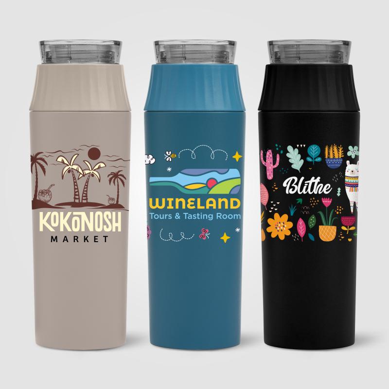 Image of Majesty Recycled Stainless Steel Leakproof Lid Bottle – 590 ml