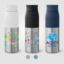 Image of Borealis Recycled Stainless Steel Twist Lid Bottle - 650 ml