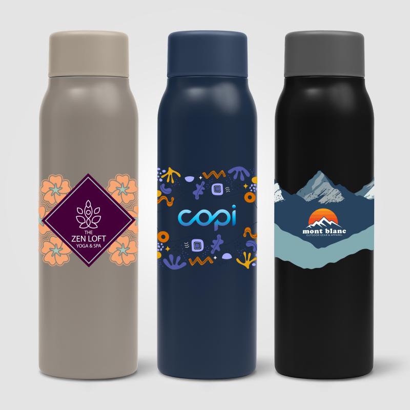 Image of Breeze Recycled Stainless Steel Carbonated Bottle - 590 ml