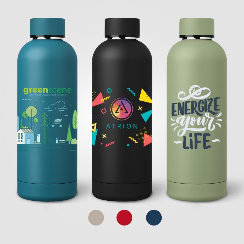 Image of Astrid Recycled Stainless Steel Double Wall Bottle - 530 ml