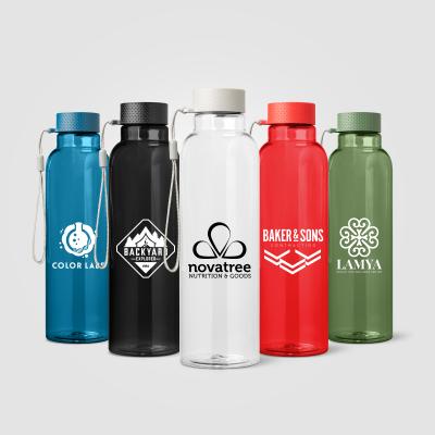 Image of Aura rPET Wrist Strap Bottle - 710 ml