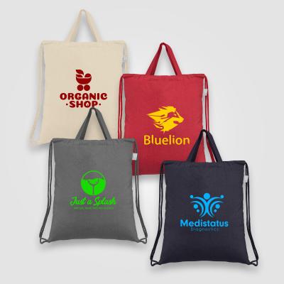 Image of Palma 5 oz Recycled Cotton Drawstring Bag