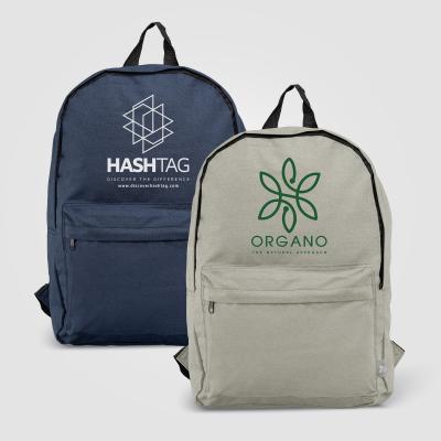 Image of Glasgow 300D rPET Polyester Canvas Backpack