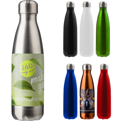 Image of Tropeano Stainless Steel Double Walled Bottle 500ml