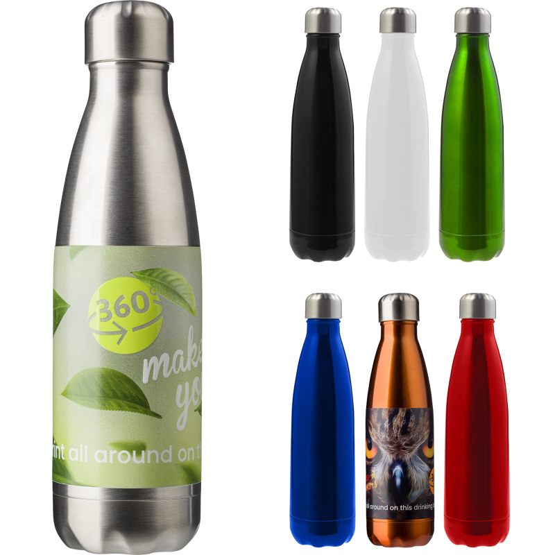Image of Tropeano Stainless Steel Double Walled Bottle 500ml