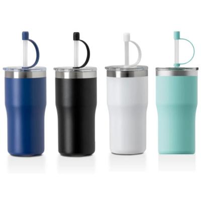 Image of Kivu Recycled Insulated Cup With Straw 500ml