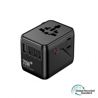 Image of GAN 70W Universal Travel Adapter BS8546 Compliant