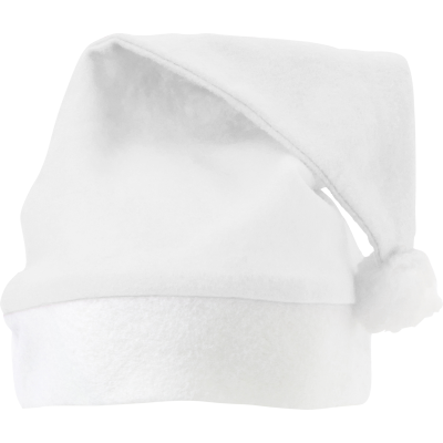 Image of White Santa Hat