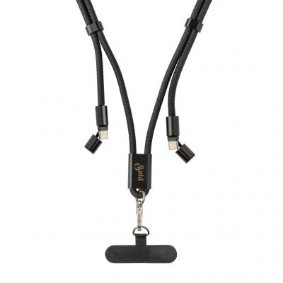 Image of LoopAmp RCS RPET Adjustable Phone Cord with 60W Cable