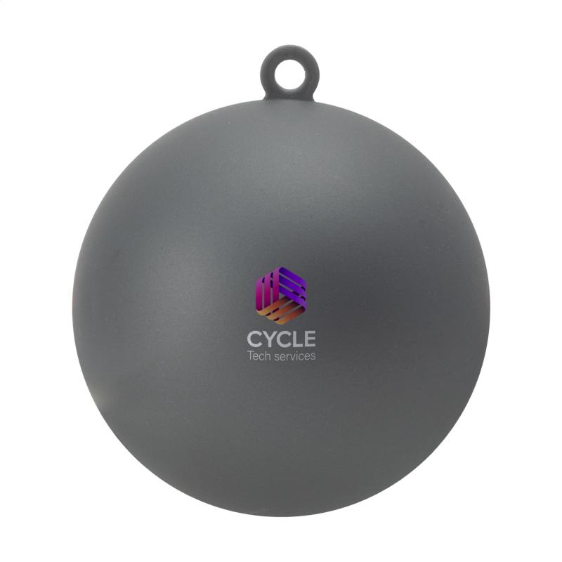 Image of Christmas Bauble 7 cm Recycled PP Silver
