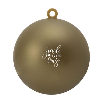 Image of Christmas Bauble 7 cm Recycled PP Gold