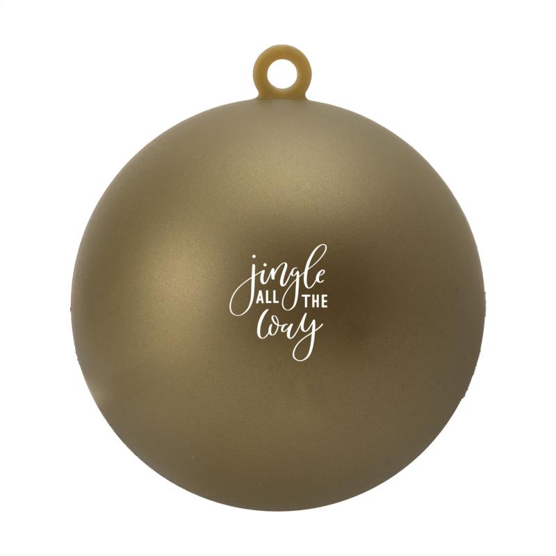 Image of Christmas Bauble 7 cm Recycled PP Gold