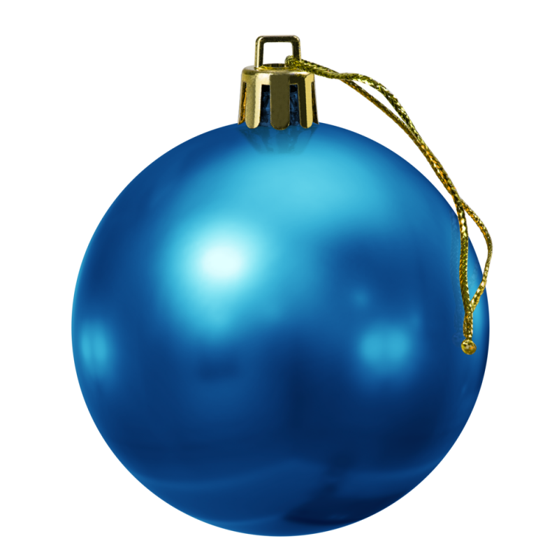Image of Shatterproof Gloss Bauble Blue 6cm