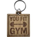 Image of Terren Bamboo Keyring Square