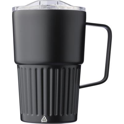 Image of Calo Recycled Stainless Steel Double Walled Travel Mug