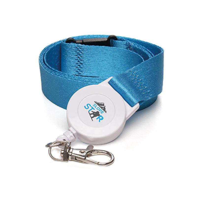 Image of Made in Britain RPET Lanyard with Ski Pass