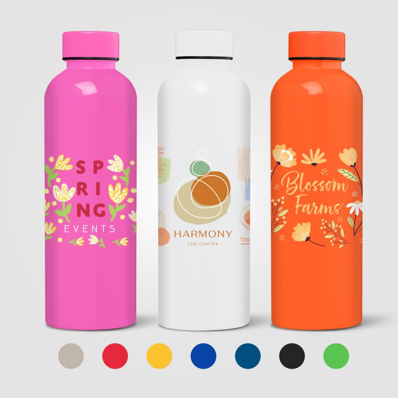 Image of Norden rPET Glossy Monochrome Leakproof Bottle – 680ml