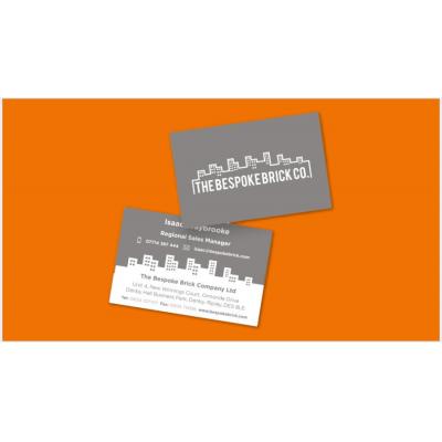 Image of Business Cards Matt Lamination Printed Double Sided 450gsm Silk 85mm x 55mm