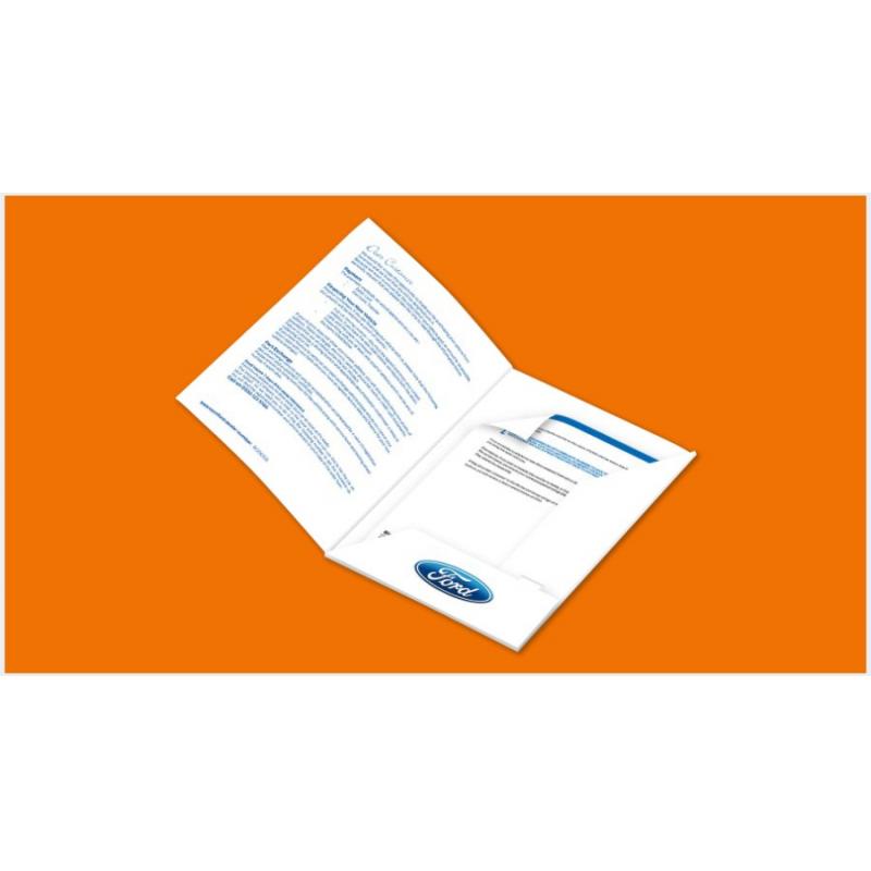 Image of Custom Printed  A4 Presentation Folder Interlocking 7mm Capacity