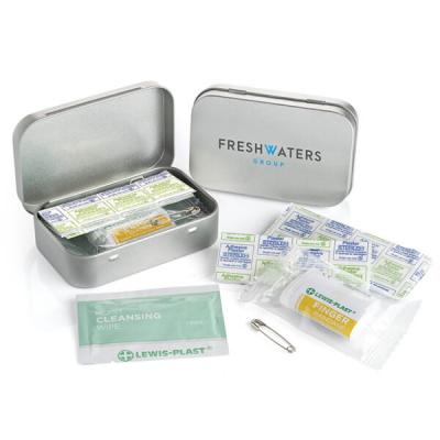 Image of Mini First Aid Kit in an Aluminium Tin
