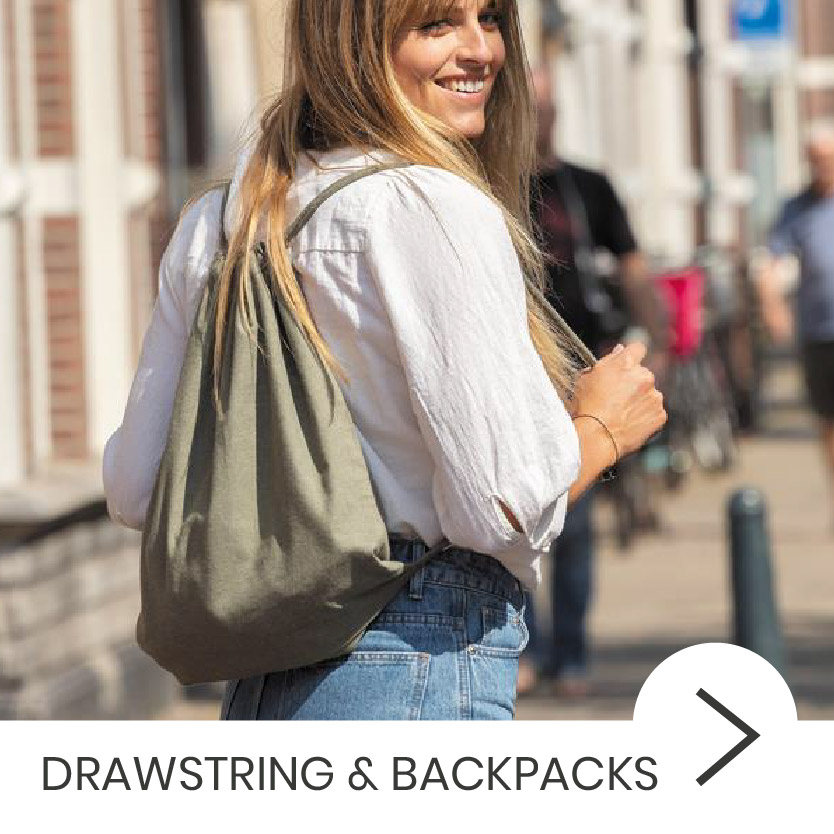 Printed Drawstring Bags | Promotional Drawstring Bags | Promotional Bags | Bounce Creative Designs | UK